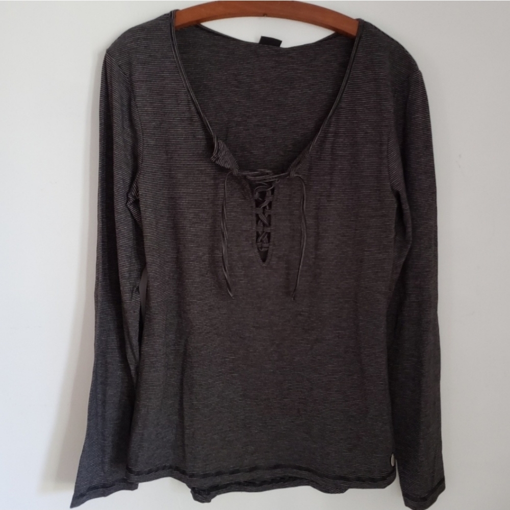 NWT Lace-Up Top